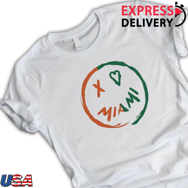 X Love Miami Smiley Tee