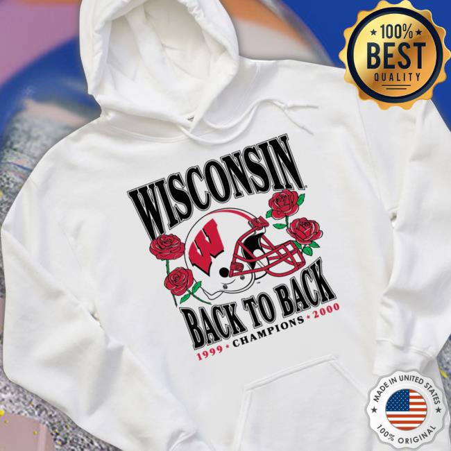 Wisconsin Back to Back Roses Hoodie