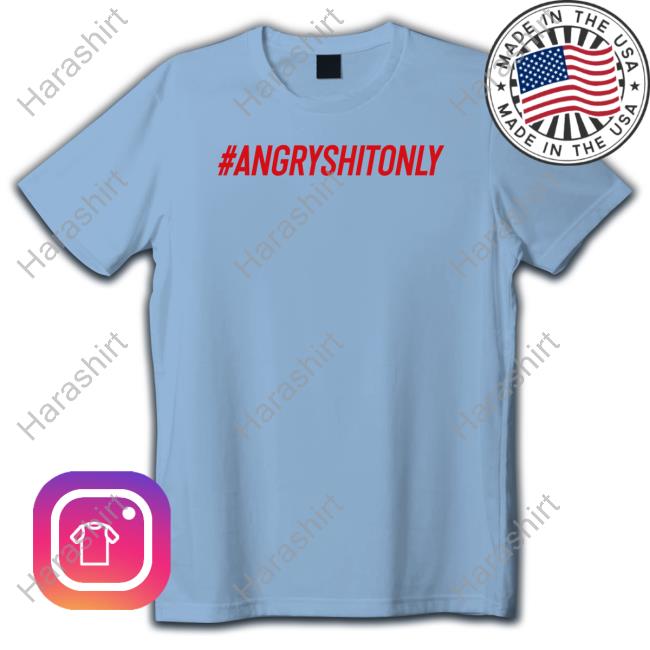 Official Emorfik Merch #Angryshitonly Tee Shirt