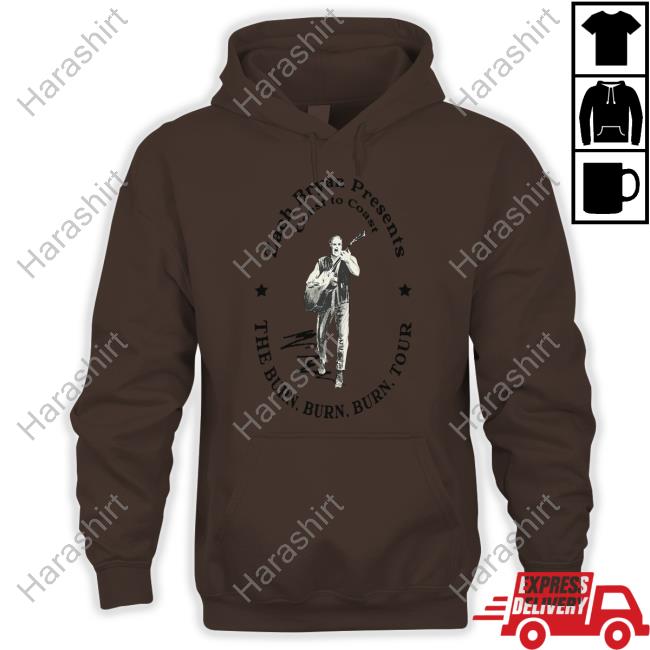 Zach Bryan Shop Coast To Coast Burn Burn Burn Tour T Shirt