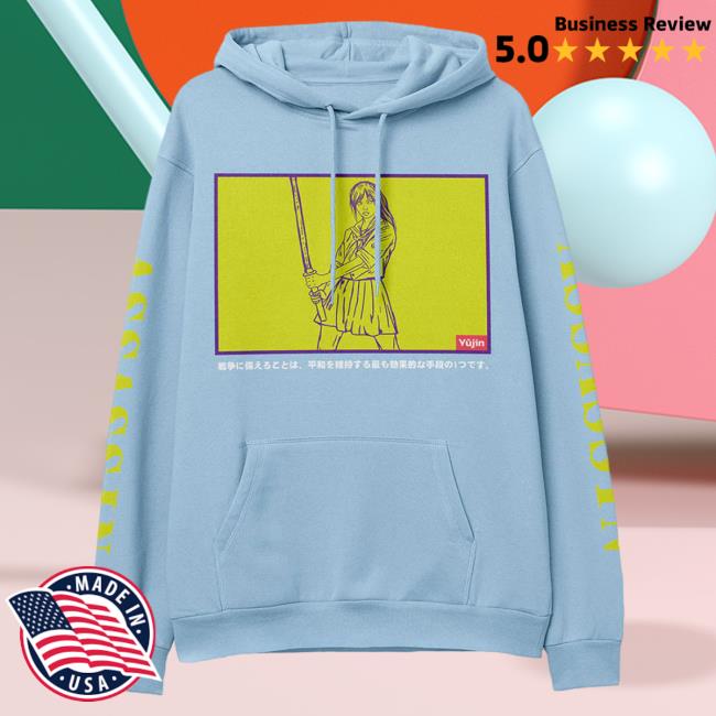 Yujin Clothing x Champion Assassin Pullover Sweatshirt Light Blue