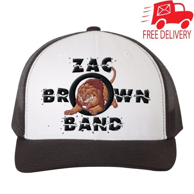 Zac Brown Band Official Merch Store Lion Trucker Vintage Cap Zac Brown Band Clothing Shop Apparel