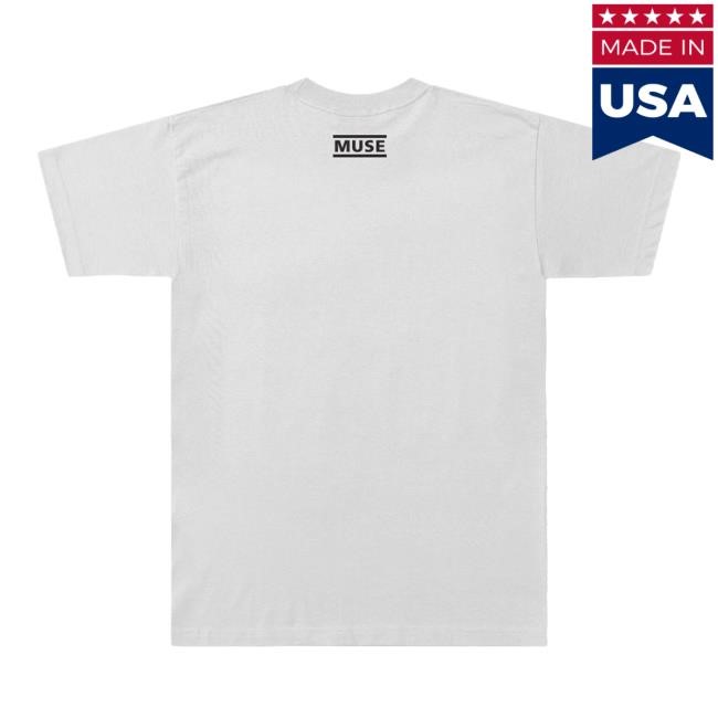 Will of the People Logo White Tee Shirt | Muse Official Store