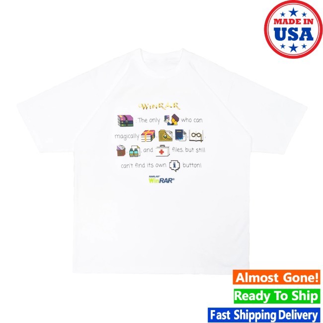 Winrar Graphic Rebus New T-Shirt Tern